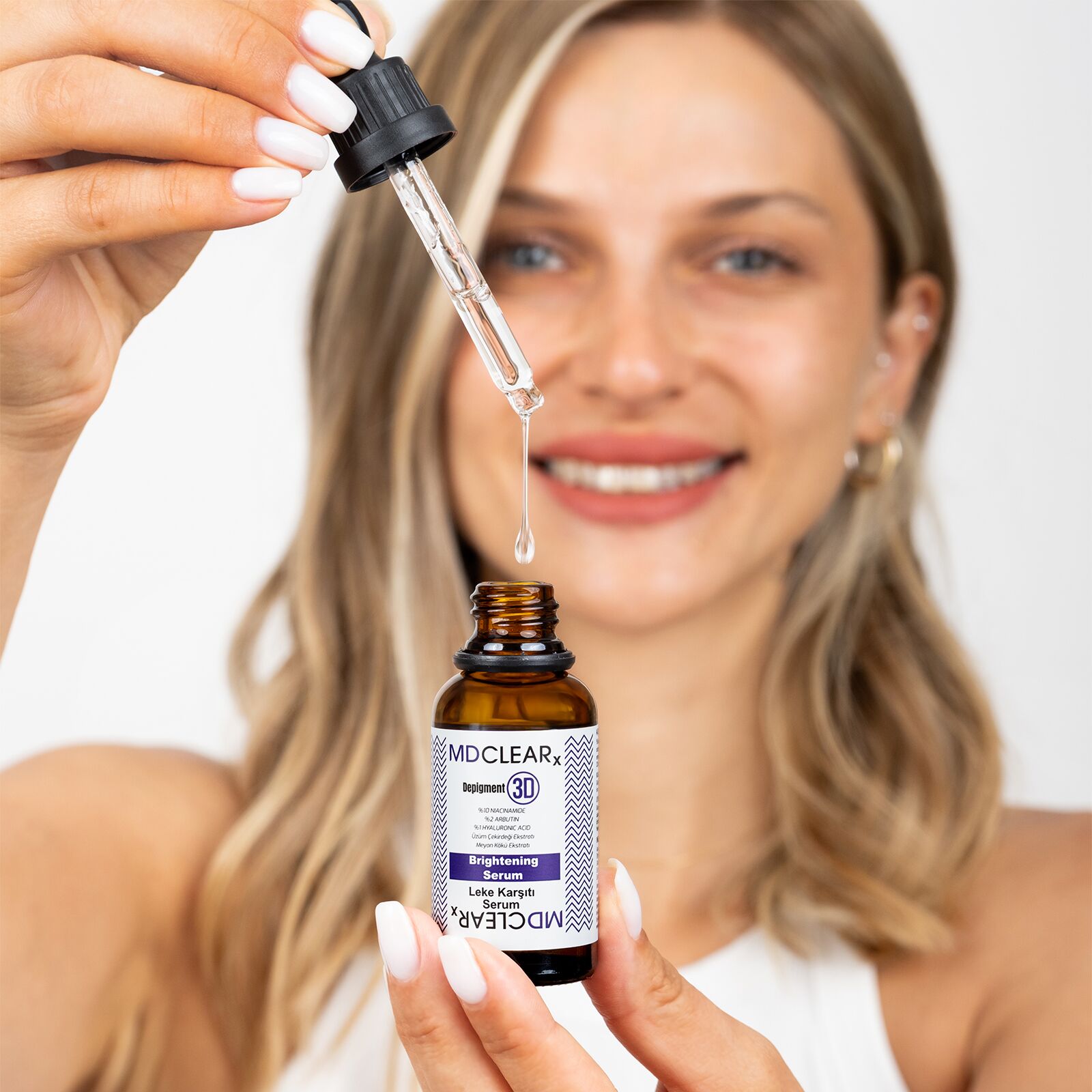 MDCLEARx "DEPİGMENT 3D" LEKE KARŞITI AYDINLATICI SERUM - Görsel 4