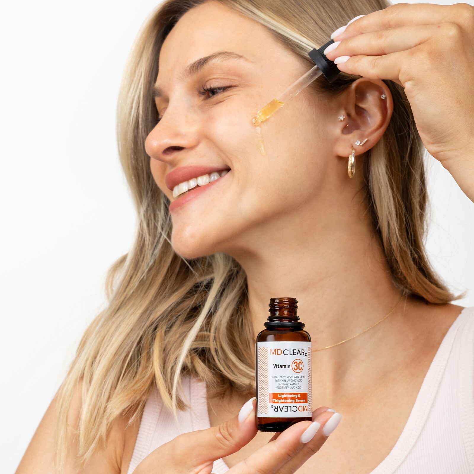 MDCLEARx C VİTAMİNİ 3C (C Vitamini Küpü) Yüz Aydınlatma Serumu - Görsel 2