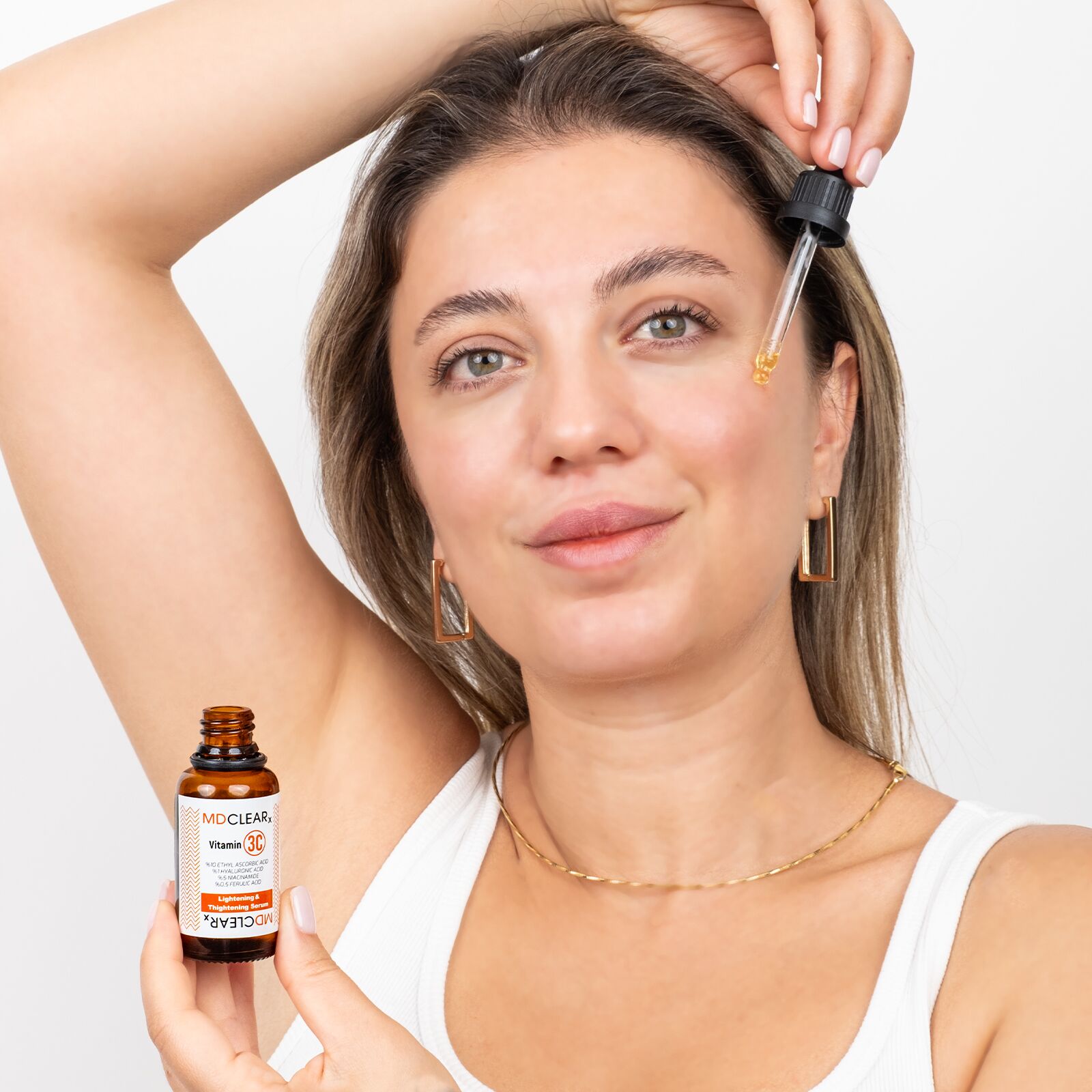 MDCLEARx C VİTAMİNİ 3C (C Vitamini Küpü) Yüz Aydınlatma Serumu - Görsel 5