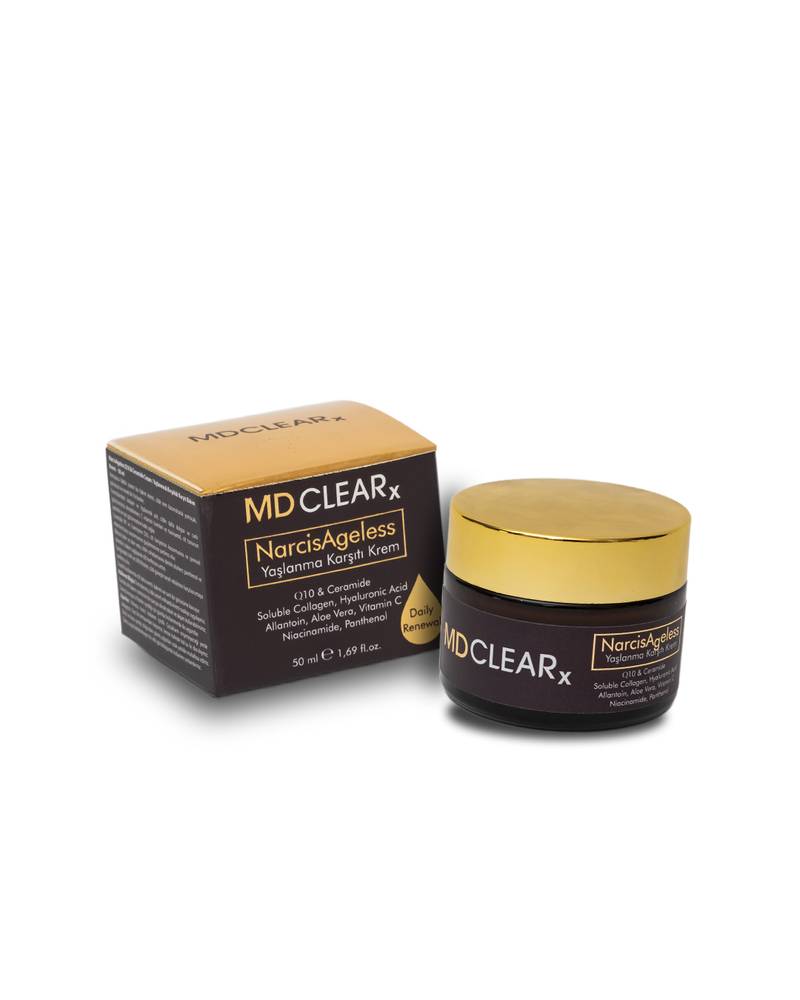 MDCLEARx NarcisAgeless Obsidiyen Yaşlanma Karşıtı Yoğun Bakım Kremi 50 ml