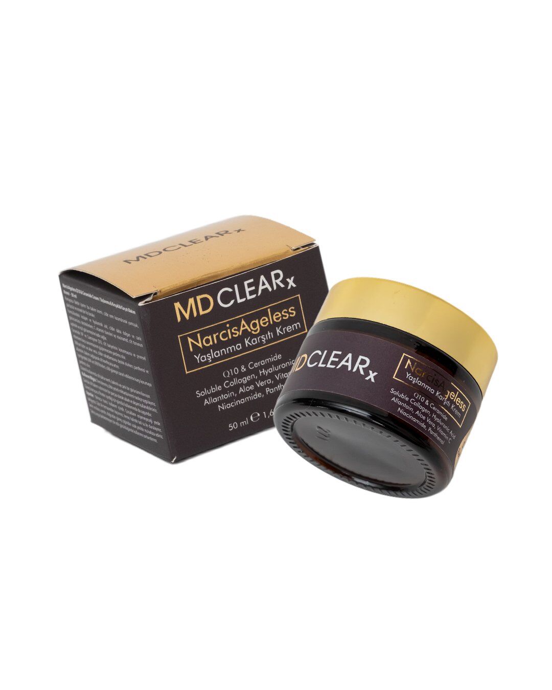 MDCLEARx NarcisAgeless Obsidiyen Yaşlanma Karşıtı Yoğun Bakım Kremi 50 ml